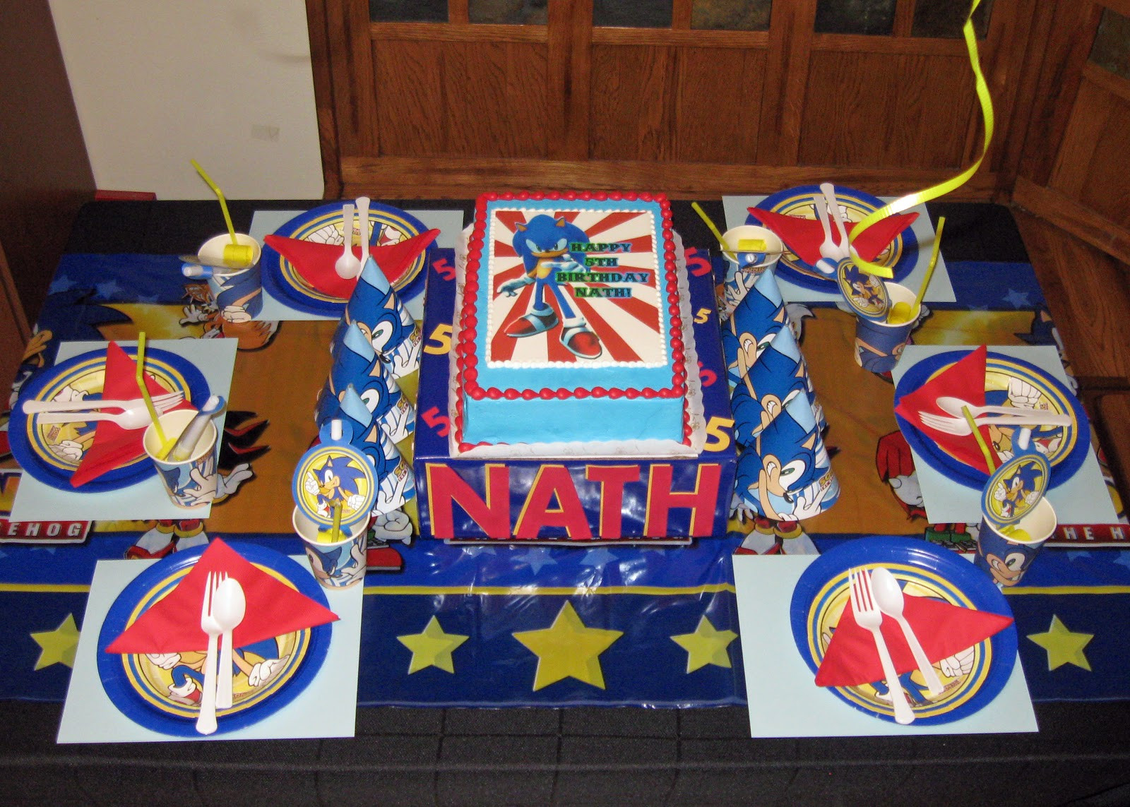 Sonic The Hedgehog Birthday Party Supplies
 Cheng and 3 Kids Nath s Sonic the Hedgehog Themed 5th