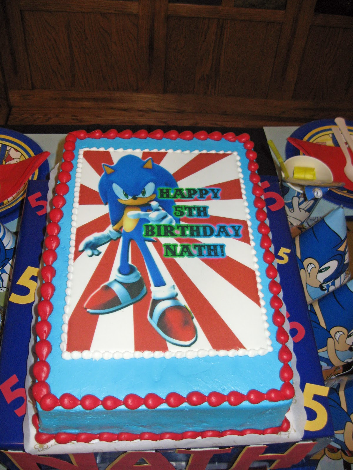 Sonic The Hedgehog Birthday Party Supplies
 Cheng and 3 Kids Nath s Sonic the Hedgehog Themed 5th