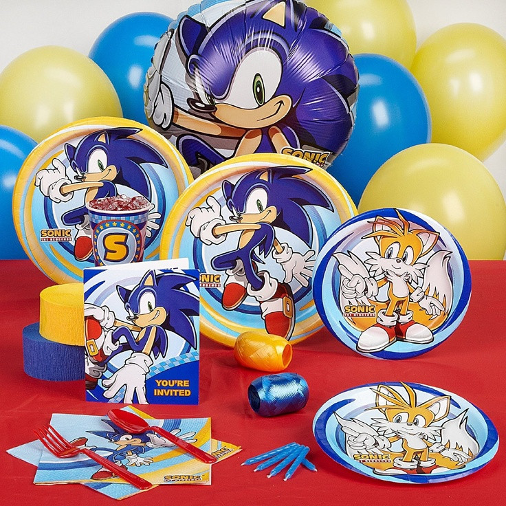 Sonic The Hedgehog Birthday Party Supplies
 Pin by S S on Birthday Celebration Ideas