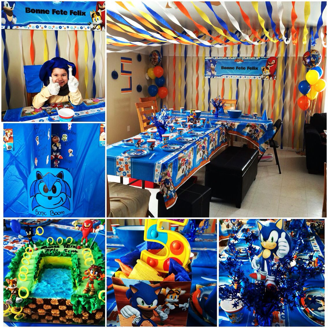 Sonic The Hedgehog Birthday Party Supplies
 Birthday party decoration Sonic Boom the Hedgehog