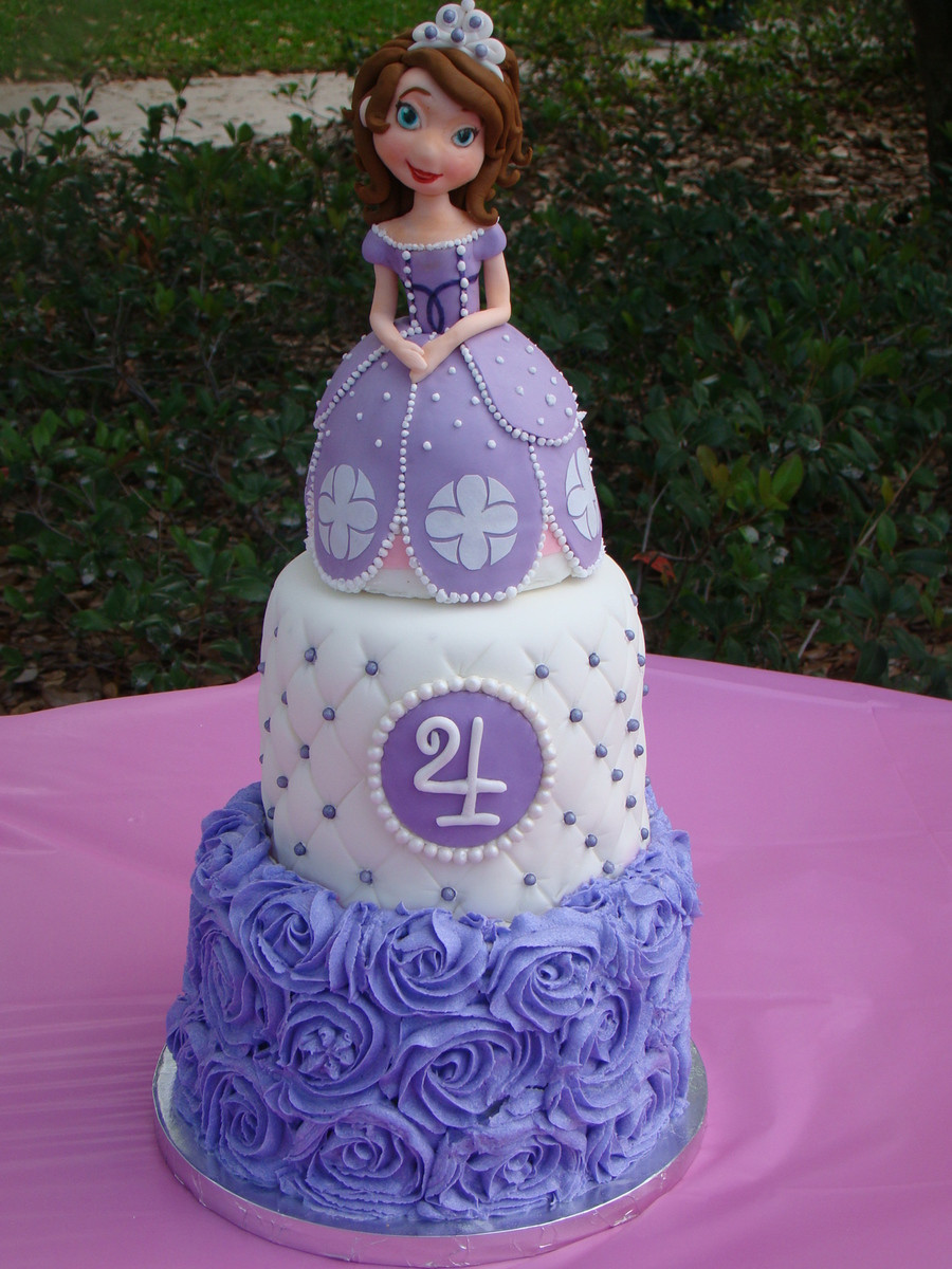 Sophia Birthday Cake
 Sofia The First Birthday Cake CakeCentral