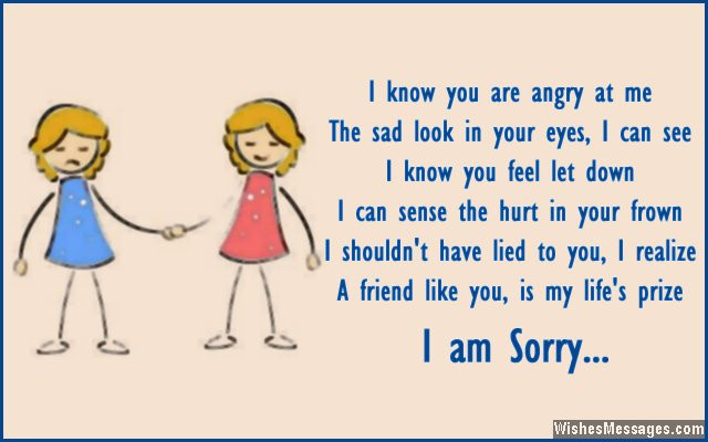 Sorry Quotes For Friendship
 47 Trending Sorry Wishes Image For All Those Who Wanna Say