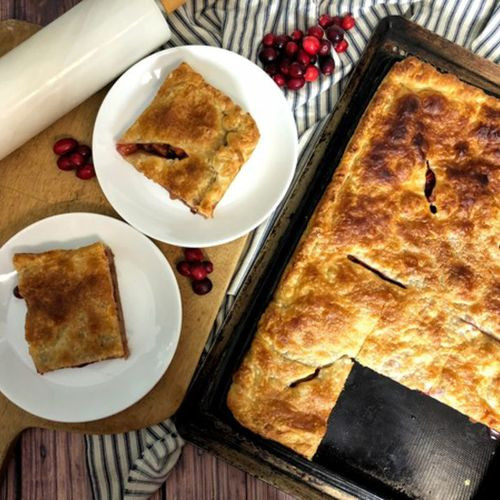 Sous Vide Apple Pie
 Sous Vide Apple Cranberry Slab Pie