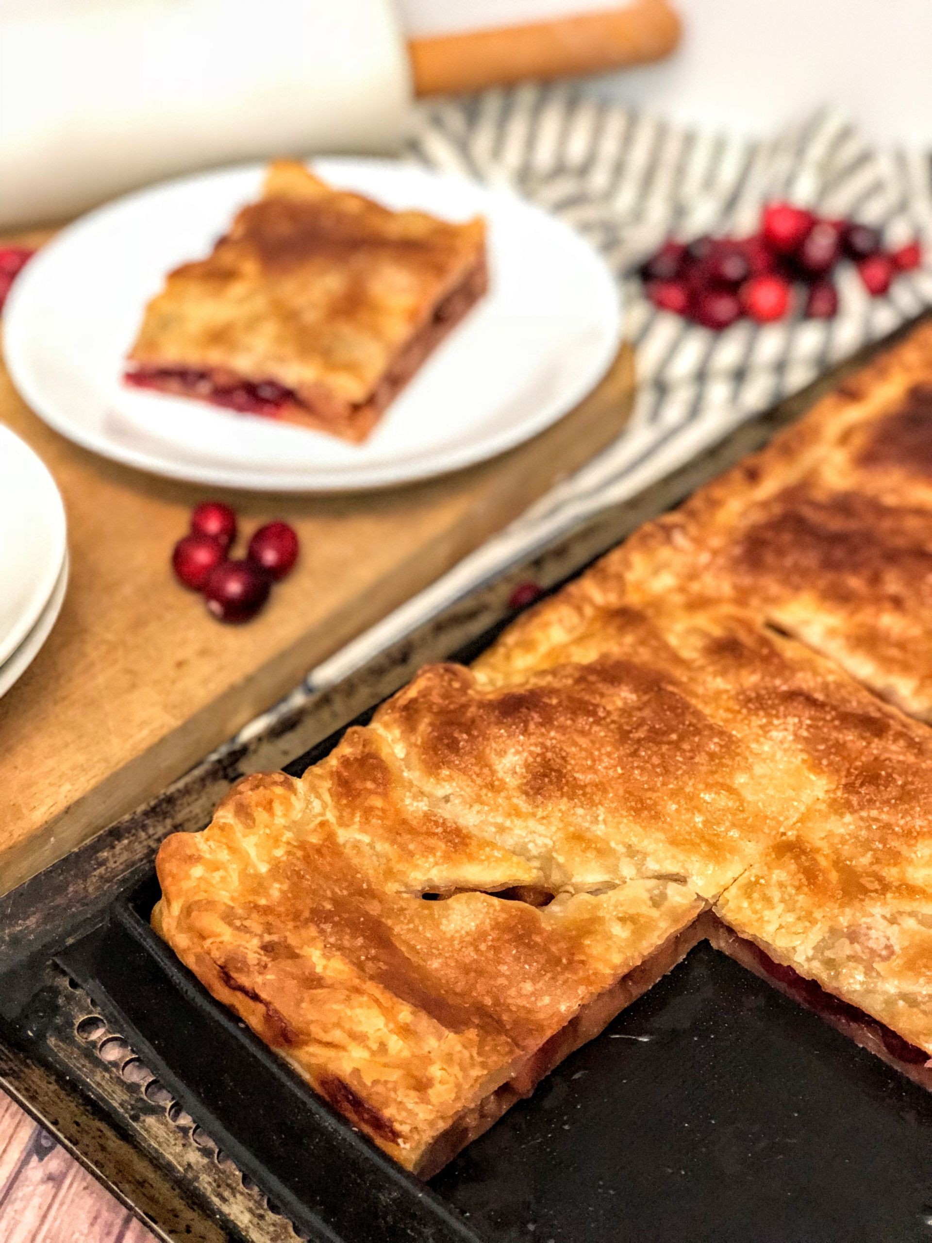 Sous Vide Apple Pie
 Sous Vide Apple Cranberry Slab Pie