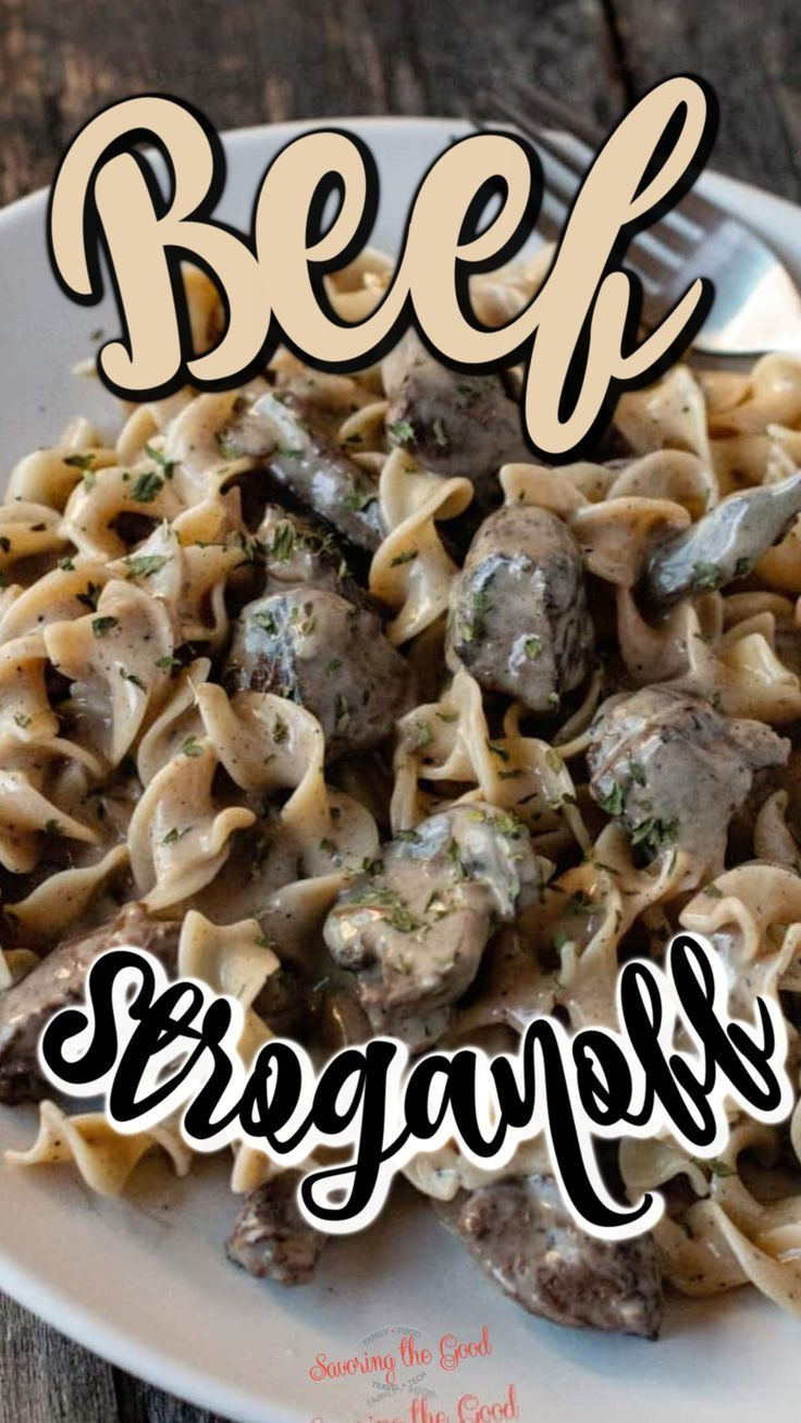 Sous Vide Beef Stroganoff
 Sous vide beef stroganoff will give you fall apart in your