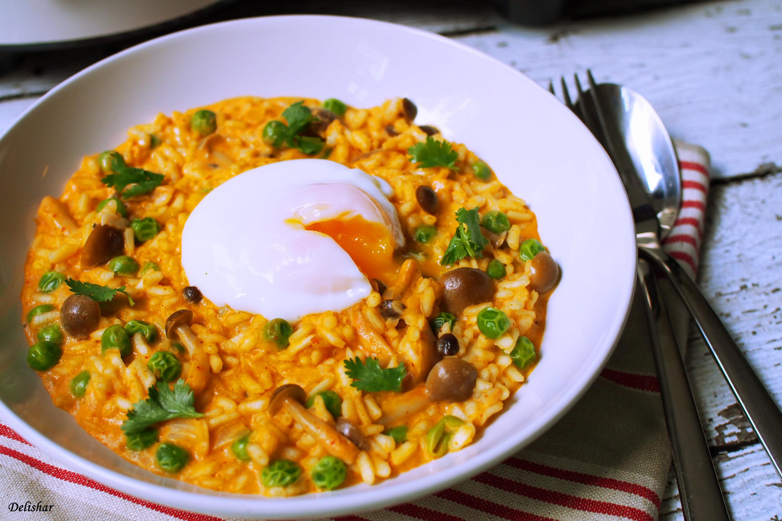 Sous Vide Risotto
 Thai Risotto with Sous Vide Egg – Delishar