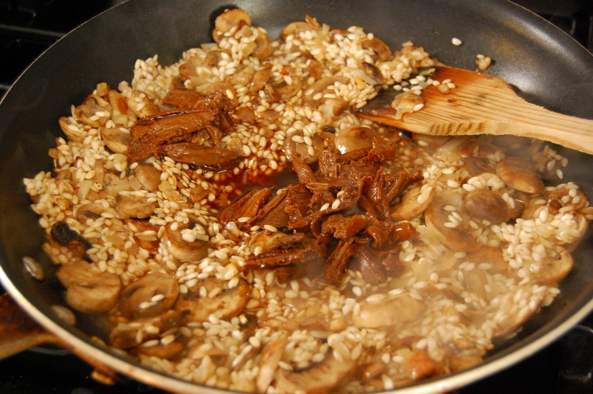 Sous Vide Risotto
 Sous Vide Risotto with Porcini Mushrooms Recipe