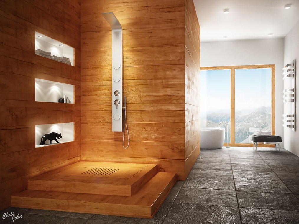 Spa Bathroom Design
 Modern Bathrooms with Spa Like Appeal