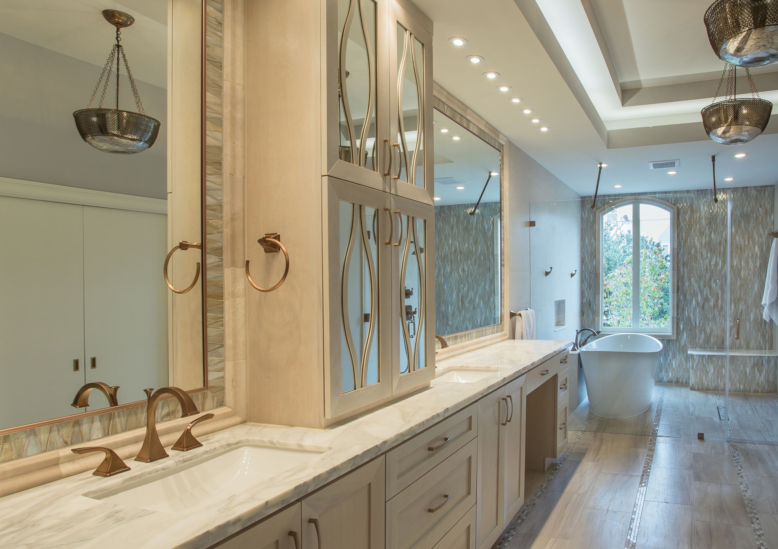 Spa Master Bathroom
 River Oaks Houston Texas