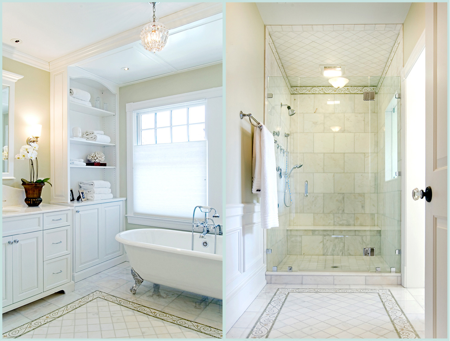 Spa Master Bathroom
 Historic Restoration