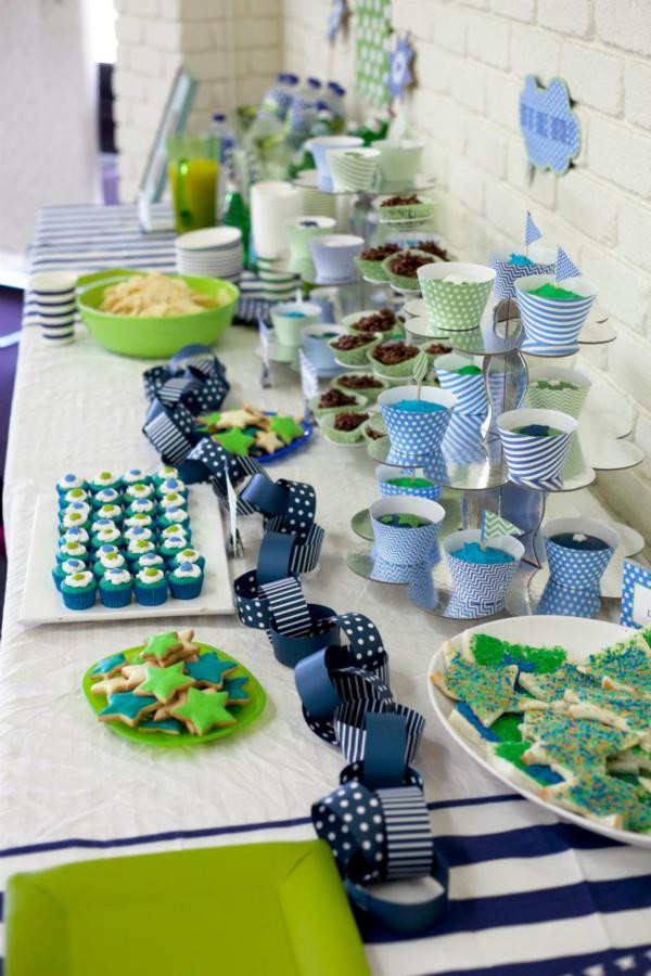 Space Birthday Party Supplies
 Kara s Party Ideas Rockets & Aliens Space Themed 1st