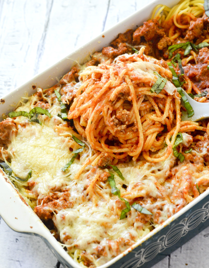 Spaghetti Bake Casserole
 Baked Cream Cheese Spaghetti Casserole – Recipe Diaries