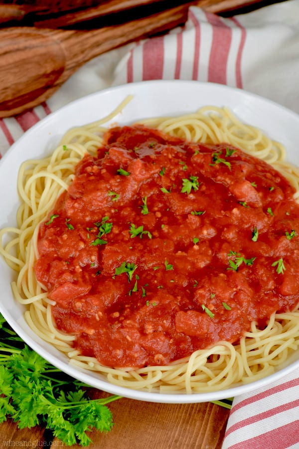 Spaghetti Sauce Ingredients
 Easy Homemade Spaghetti Sauce Recipe Wine & Glue