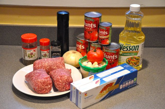 Spaghetti Sauce Ingredients
 Oma s e Hour Homemade Spaghetti Sauce