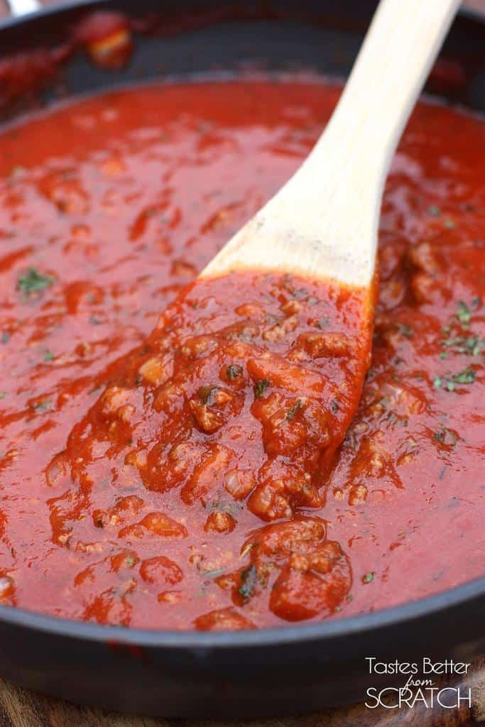 Spaghetti Sauce Recipe No Meat
 Homemade Spaghetti Sauce Tastes Better From Scratch