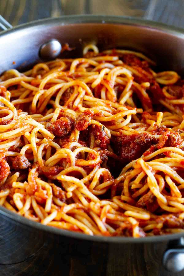 Spaghetti Sauce Recipe No Meat
 Easy Spaghetti Meat Sauce Recipe Taste and Tell