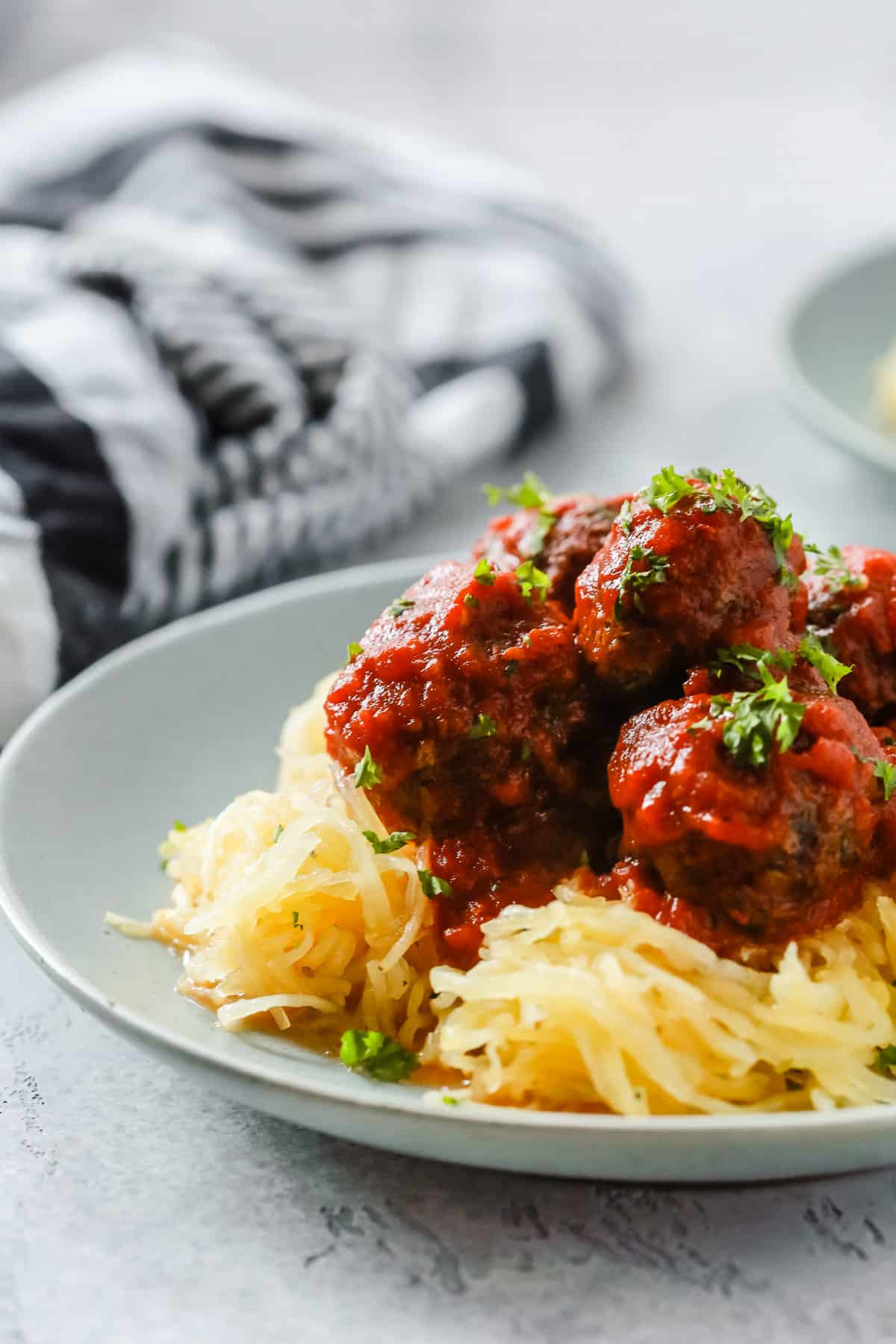 Spaghetti Squash Low Carb
 Whole30 Low Carb Spaghetti Squash With Meatballs Super