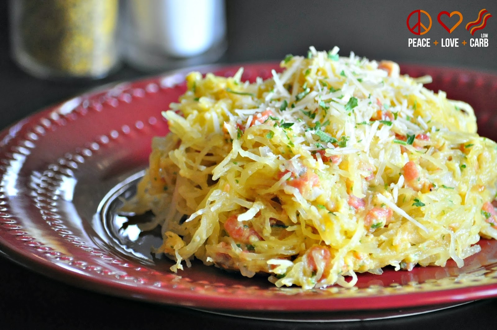 Spaghetti Squash Low Carb
 Low Carb Pasta Carbonara