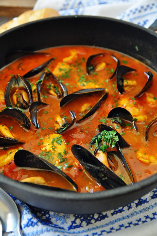 Spanish Seafood Stew
 e Pot Spicy Spanish Seafood Stew Recipe Spain on a Fork