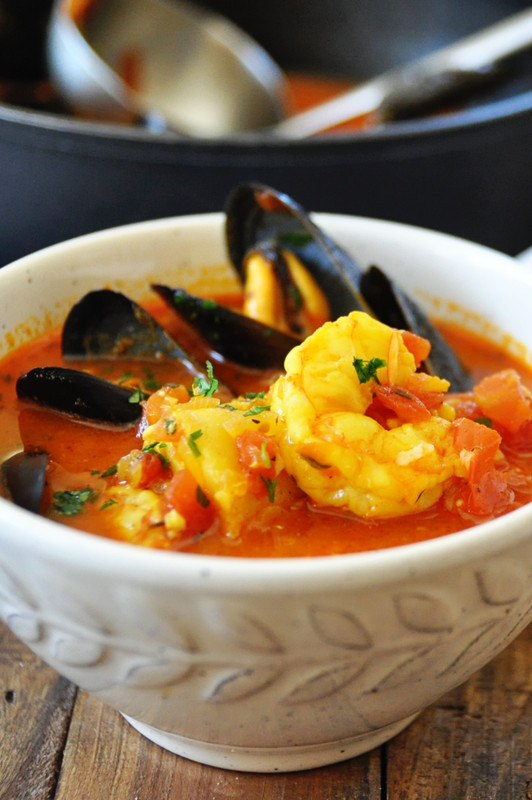 Spanish Seafood Stew
 e Pot Spicy Spanish Seafood Stew Recipe Spain on a Fork