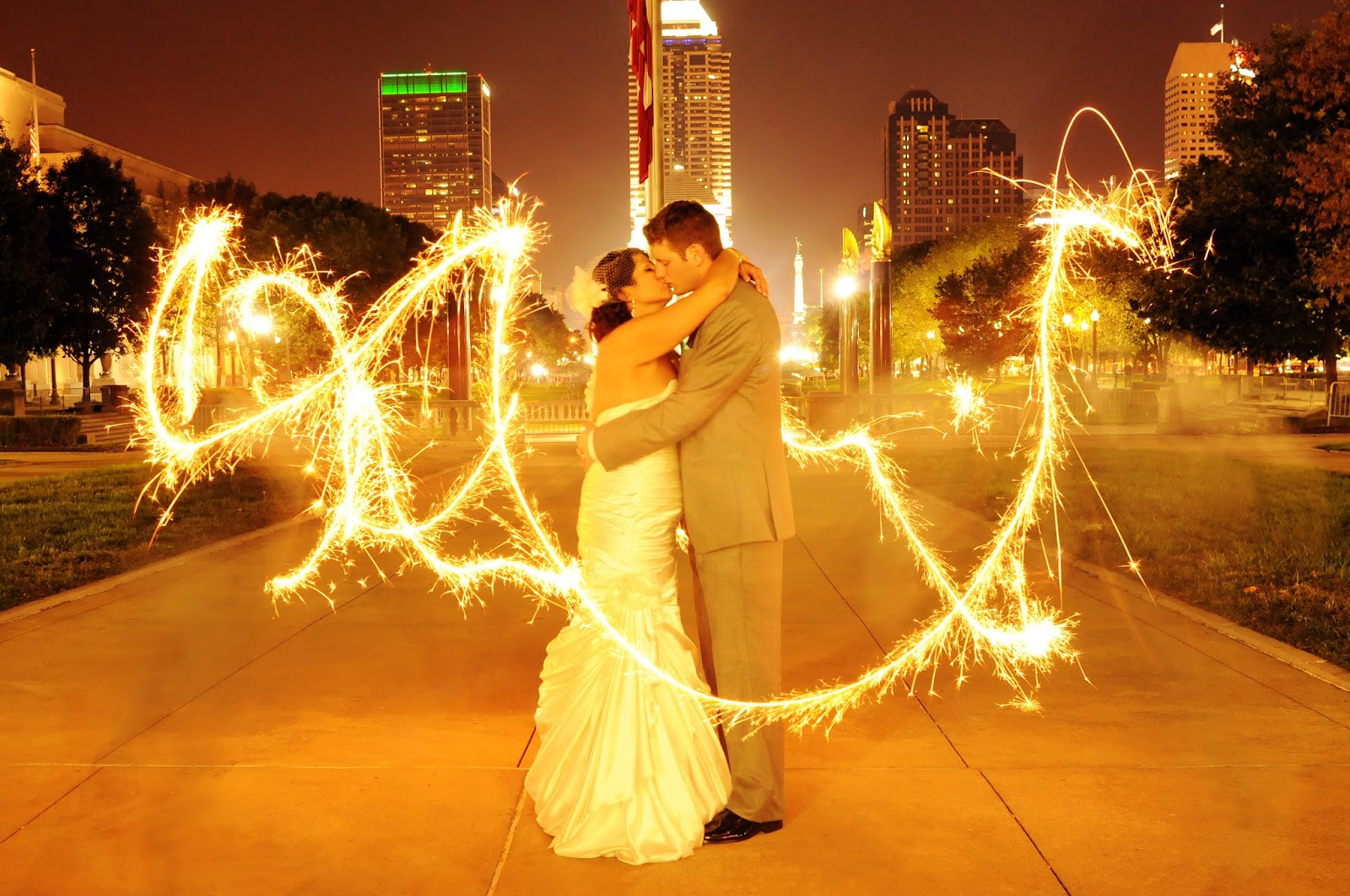 Sparklers At A Wedding
 ViP Wedding Sparklers Writing With Wedding Sparklers