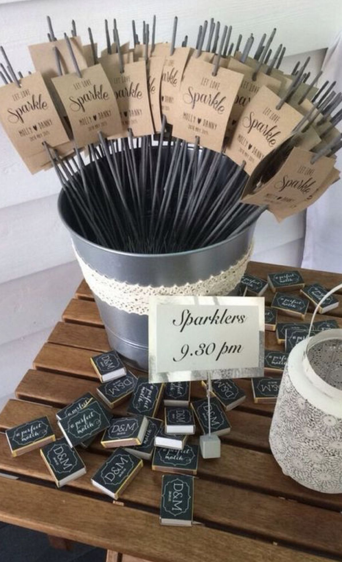 Sparklers For Wedding Favors
 Pin by BurLove on Burlap Favors