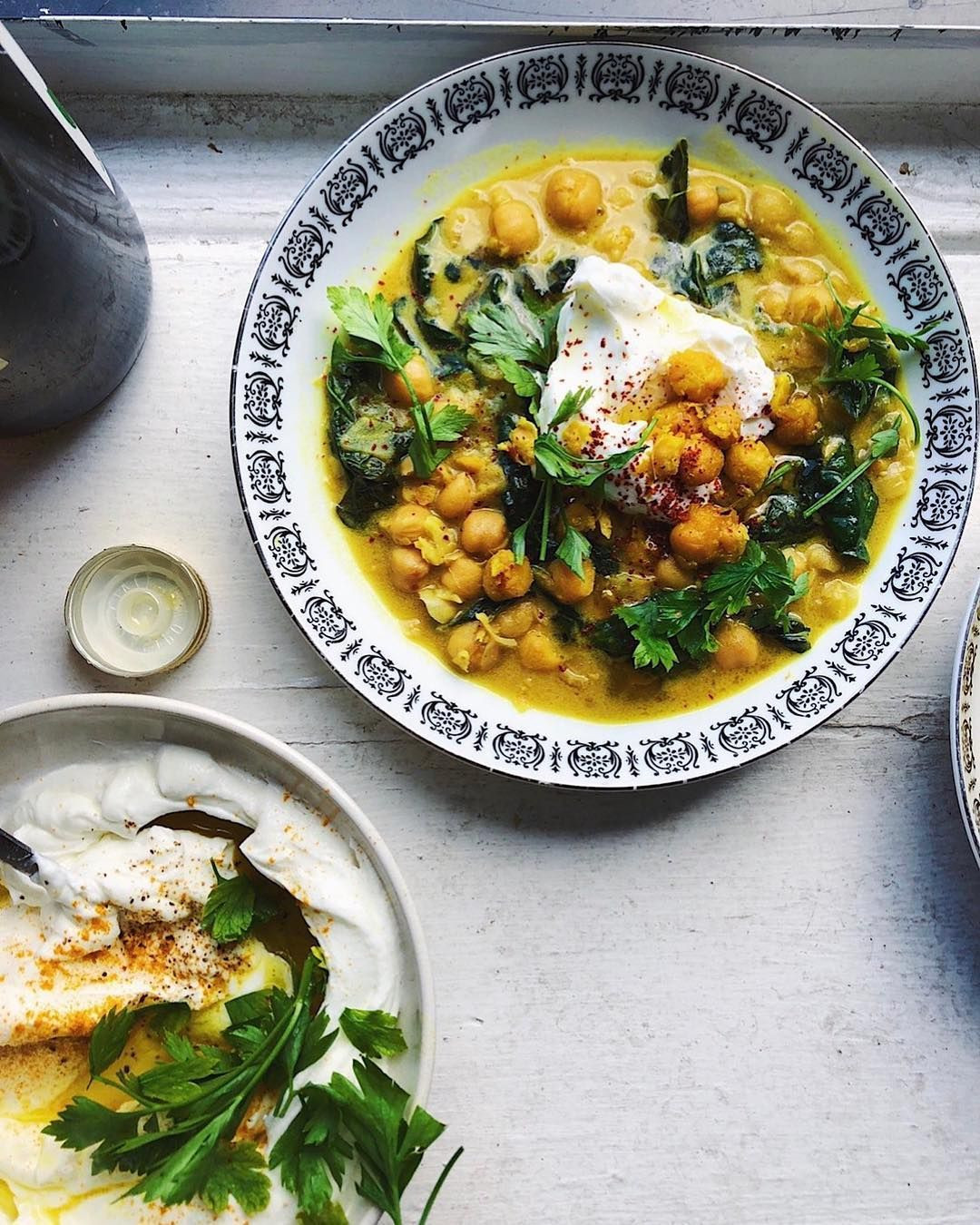 Spiced Chickpea Stew With Coconut And Turmeric
 “𝗧𝗛𝗘 𝗦𝗧𝗘𝗪”