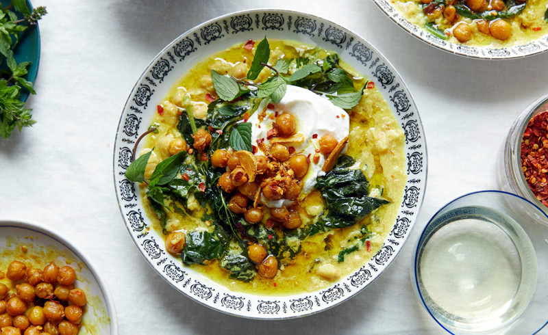 Spiced Chickpea Stew With Coconut And Turmeric
 Spiced Chickpea Stew With Coconut and Turmeric