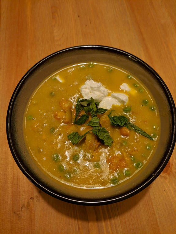 Spiced Chickpea Stew With Coconut And Turmeric
 [Homemade] Spiced Chickpea Stew with Coconut and Turmeric