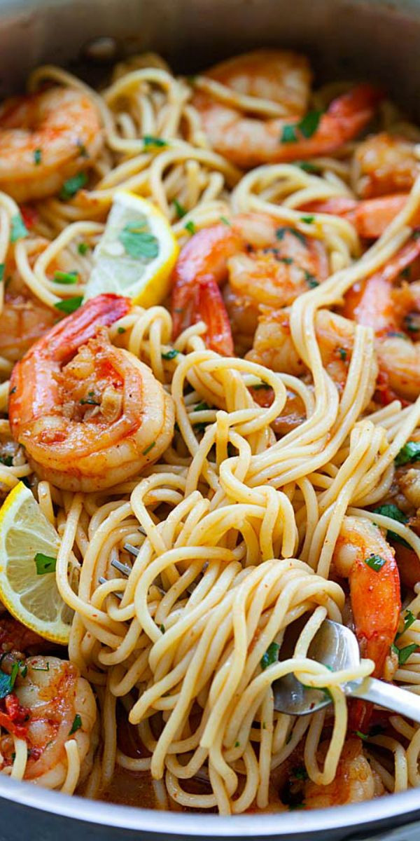 Spicy Shrimp Pasta With Red Sauce
 Shrimp Pasta easy shrimp pasta recipe loaded with shrimp