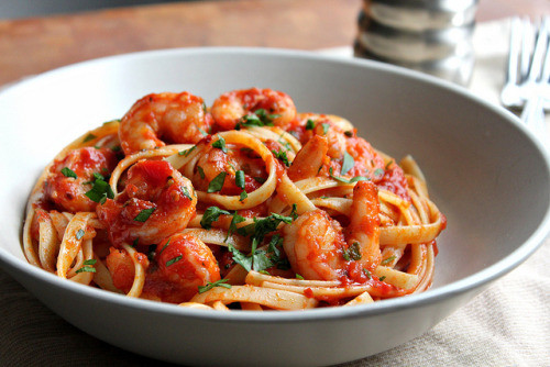Spicy Shrimp Pasta With Red Sauce
 spicy shrimp with pasta