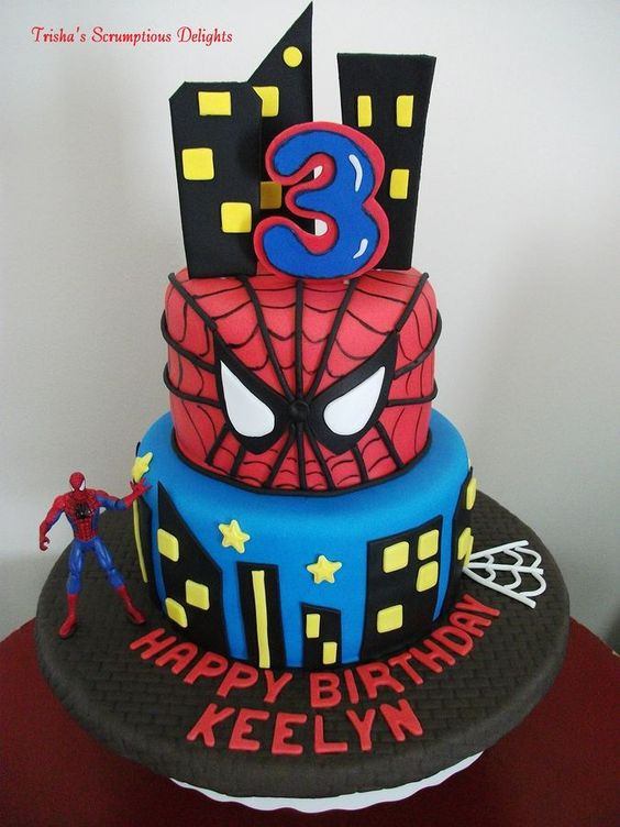 Spider Man Birthday Cakes
 21 Spiderman Birthday Party Ideas Pretty My Party