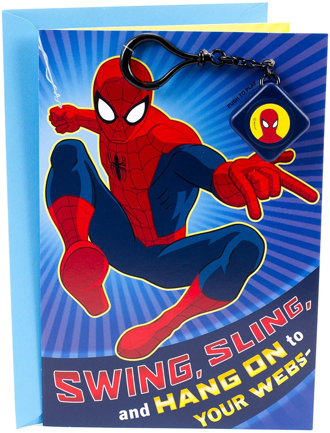 Spiderman Birthday Card
 Spider Man Birthday Card for Kids from Hallmark With Activity