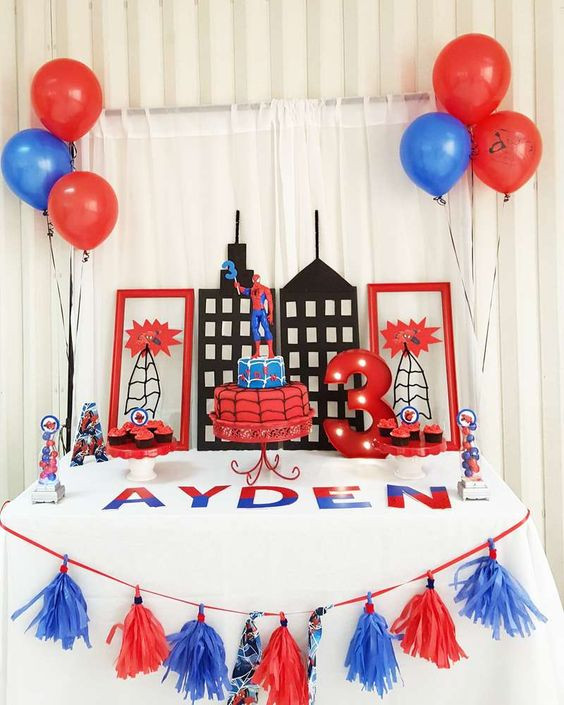 Spiderman Ideas For Birthday Party
 21 Spiderman Birthday Party Ideas Pretty My Party