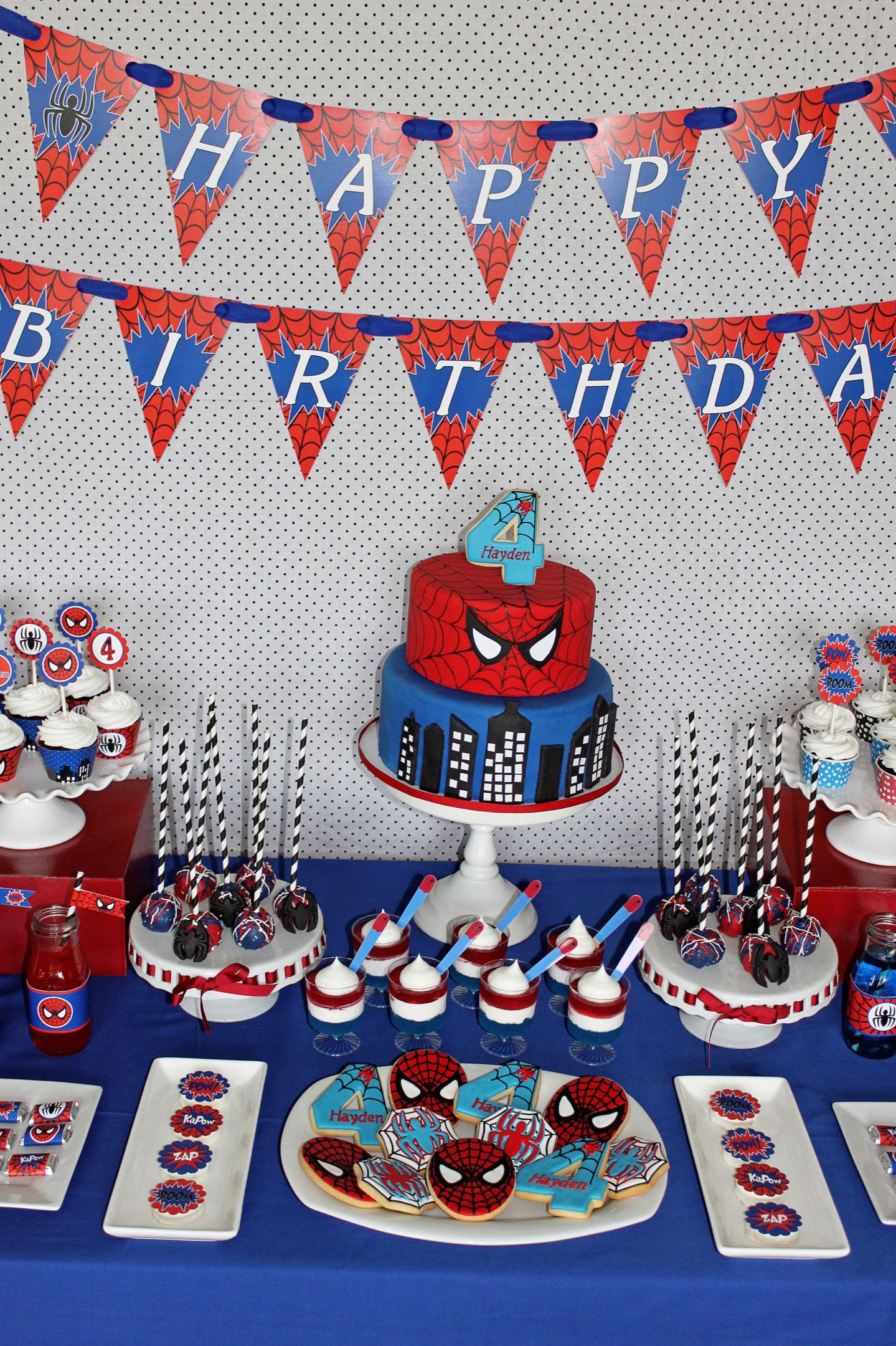 Spiderman Ideas For Birthday Party
 Spiderman Birthday Party Printable DIY spiderman