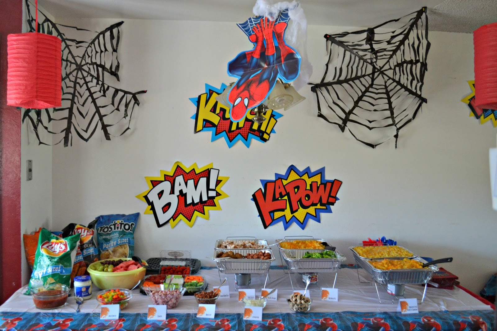 Spiderman Ideas For Birthday Party
 A Spidery Spider Man Birthday Party