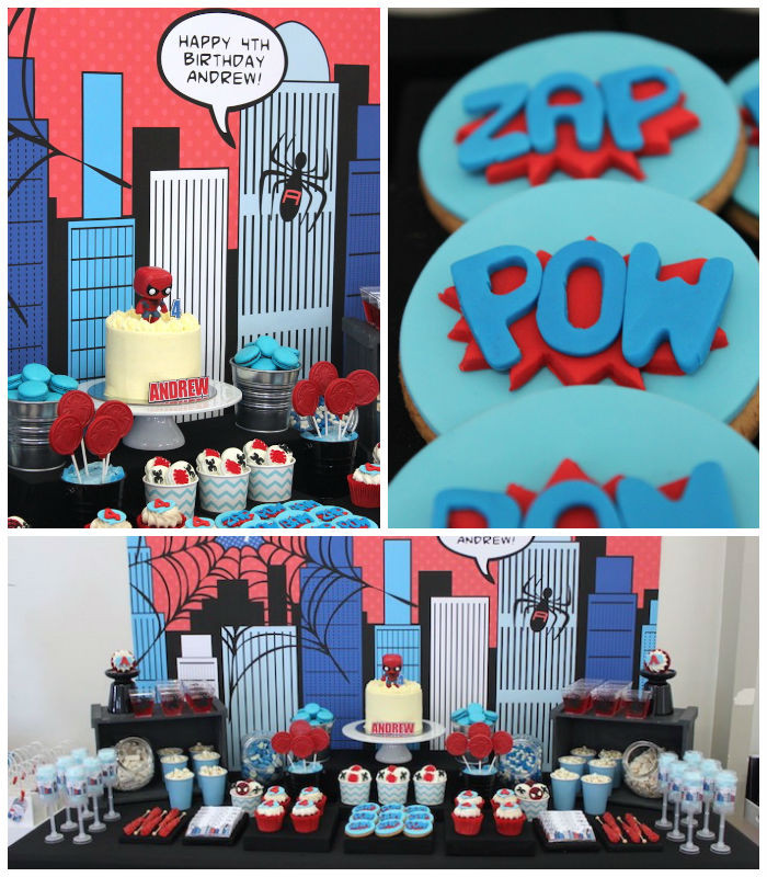 Spiderman Ideas For Birthday Party
 Kara s Party Ideas Amazing Spiderman Birthday Party