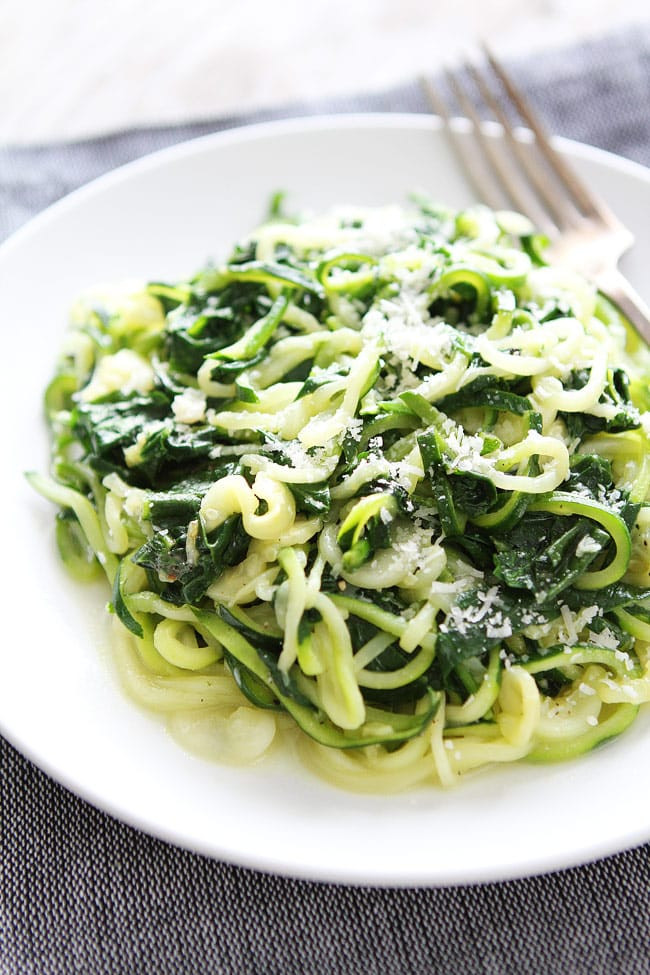 Spinach Noodles Recipe
 Spinach Parmesan Zucchini Noodles