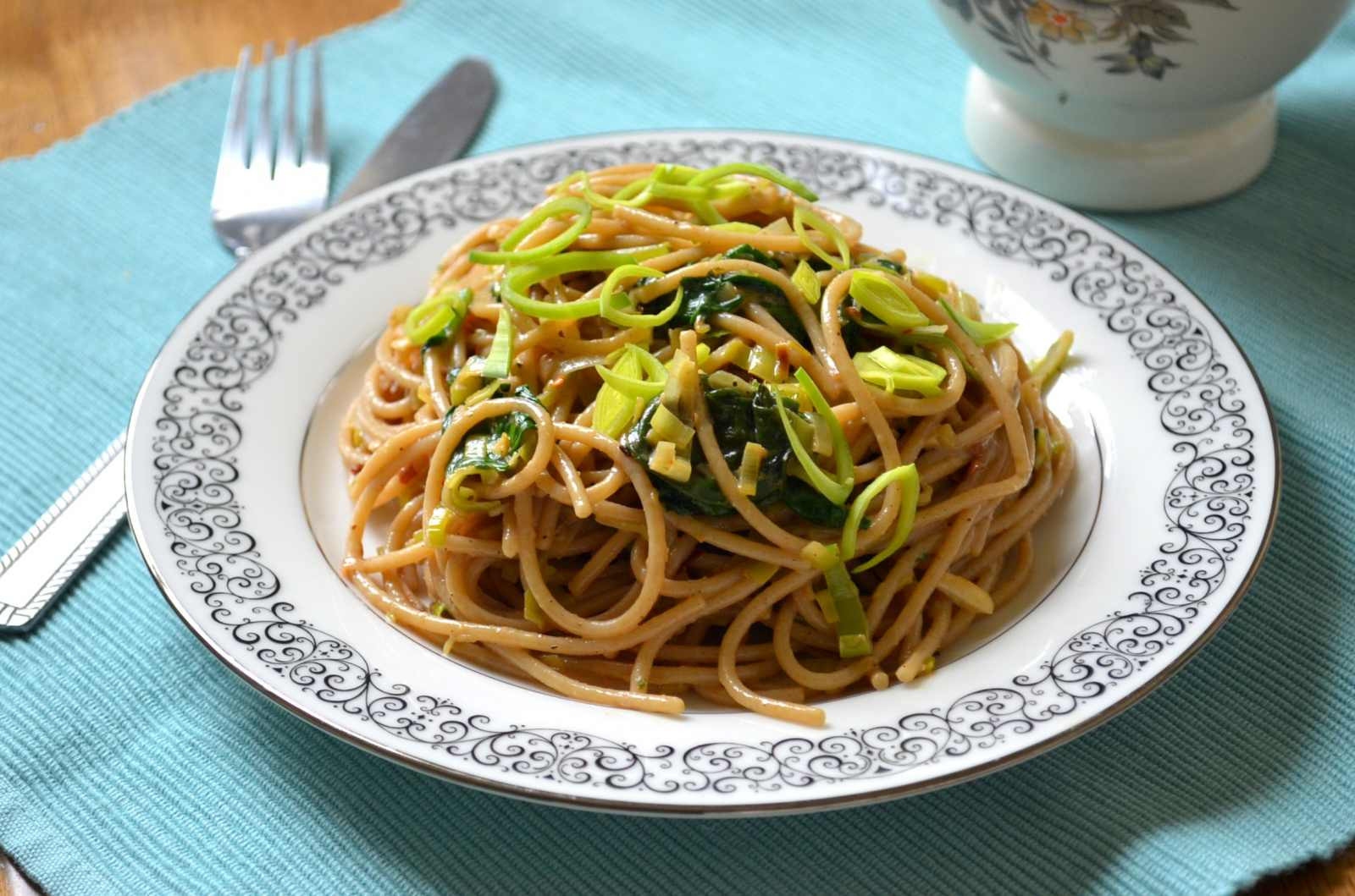 Spinach Noodles Recipe
 chinese spinach noodles recipe