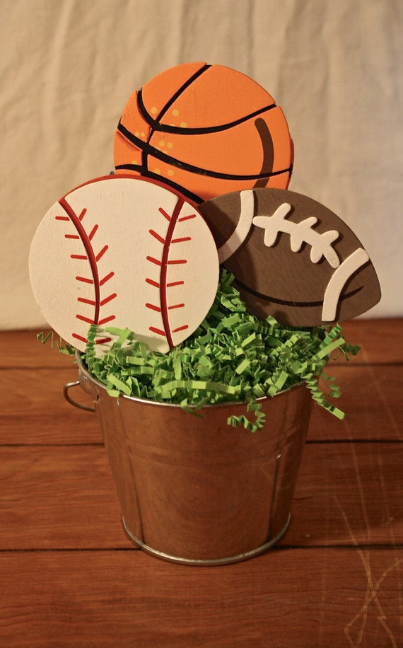 Sports Birthday Decorations
 Sports Centerpiece Birthday Party Centerpiece Baby Shower