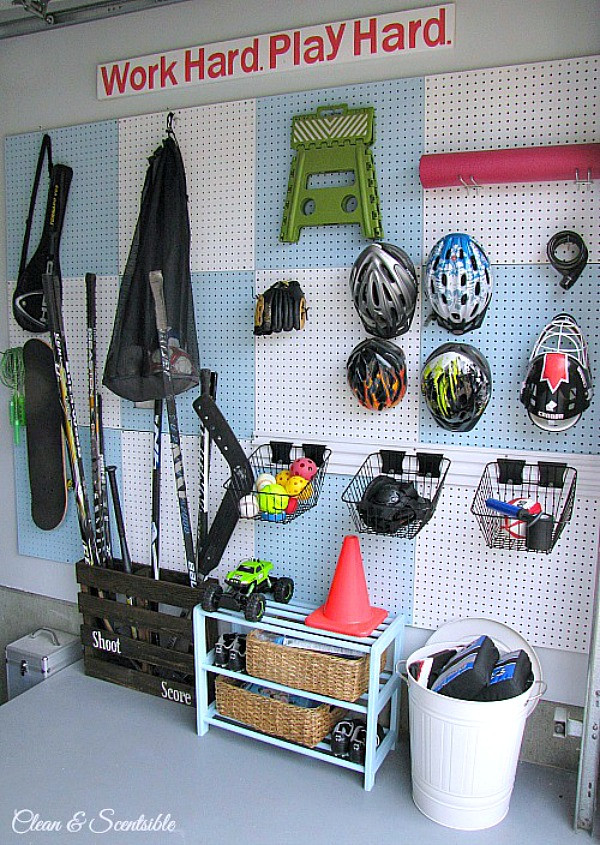 Sports Organizer For Garage
 How to Organize the Garage Clean and Scentsible