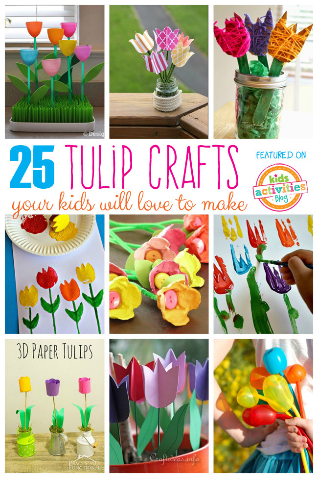 Spring Activities For Adults
 25 Tulip Crafts for Kids