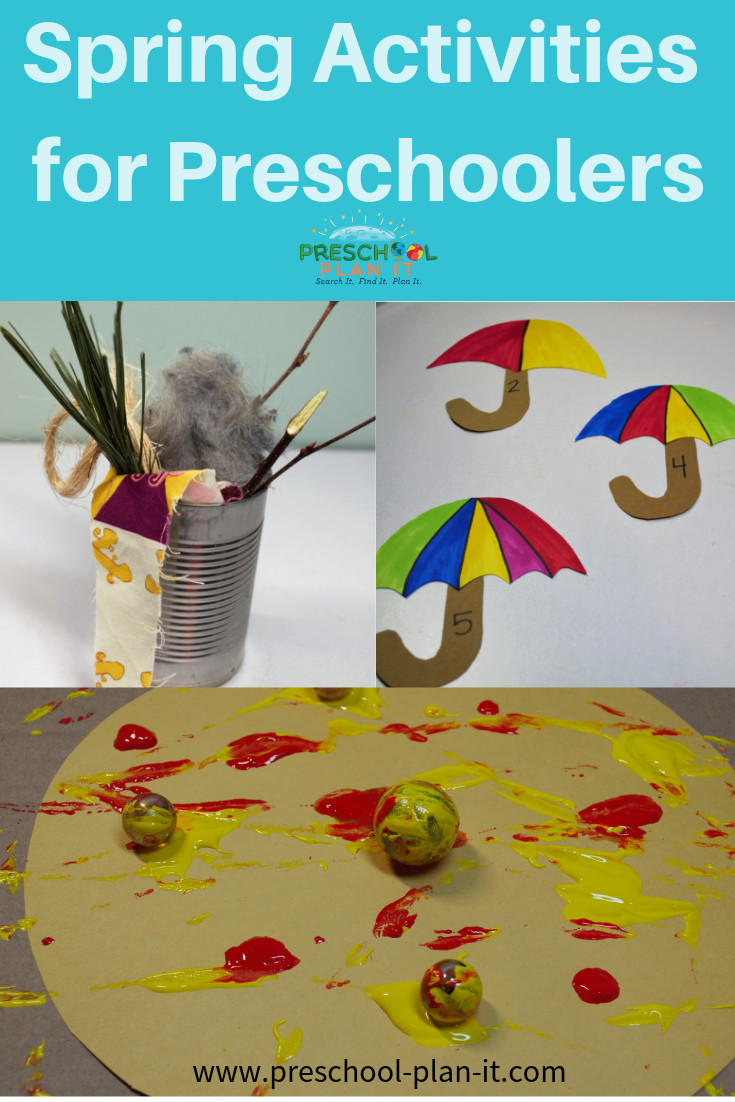 Spring Craft For Preschoolers
 Spring Activities Theme for Preschool