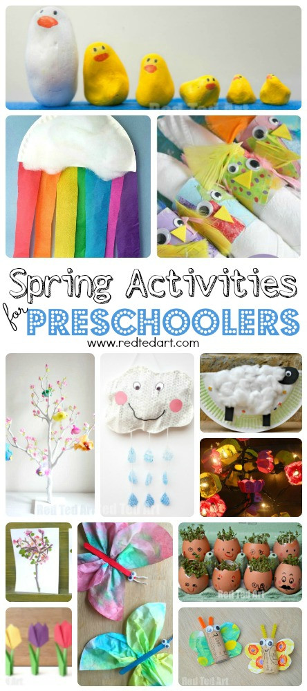 Spring Craft For Preschoolers
 Easy Spring Crafts for Preschoolers and Toddlers Red Ted