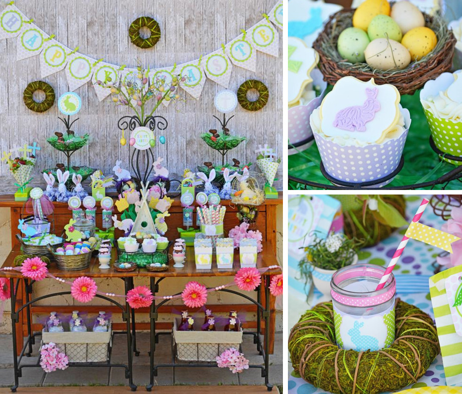 Spring Party Ideas For Adults
 Kara s Party Ideas Easter Dessert Buffet Party FREE