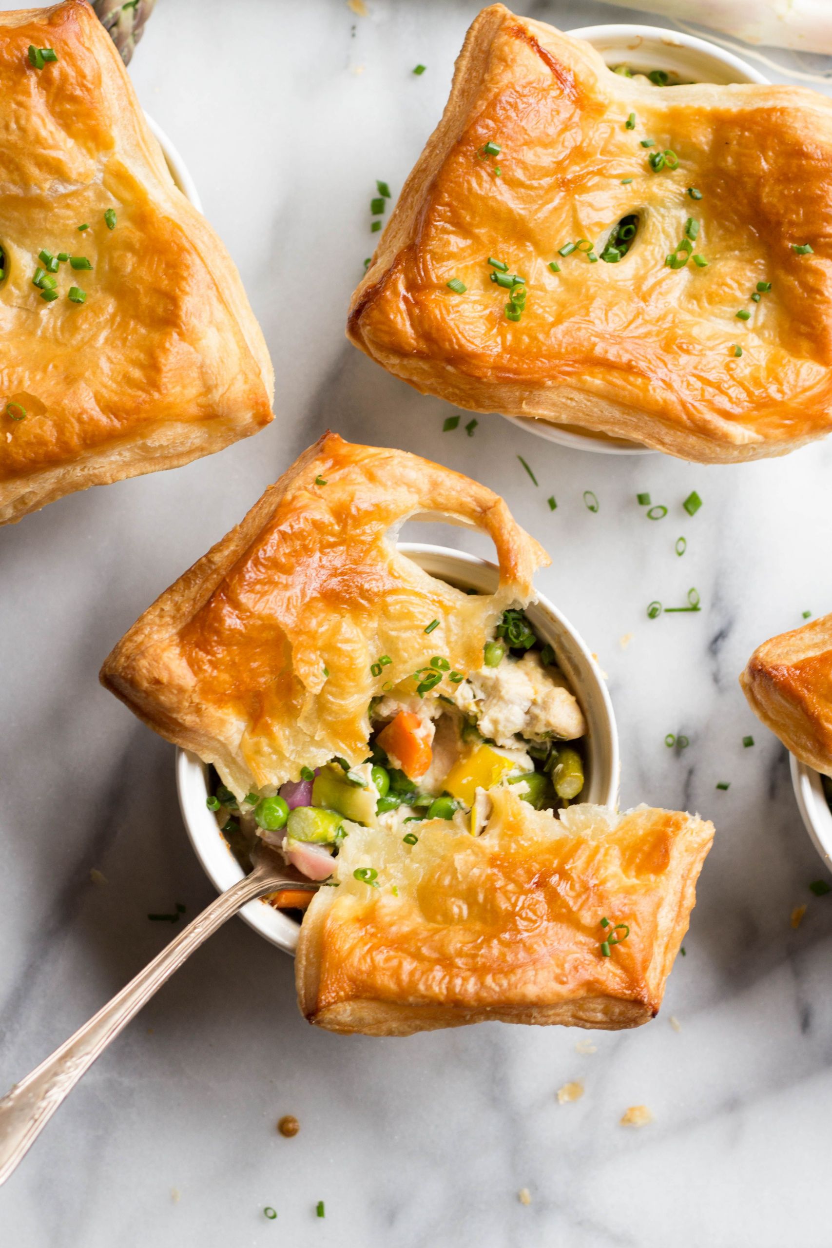 Spring Pie Recipes
 Spring Chicken Pot Pies