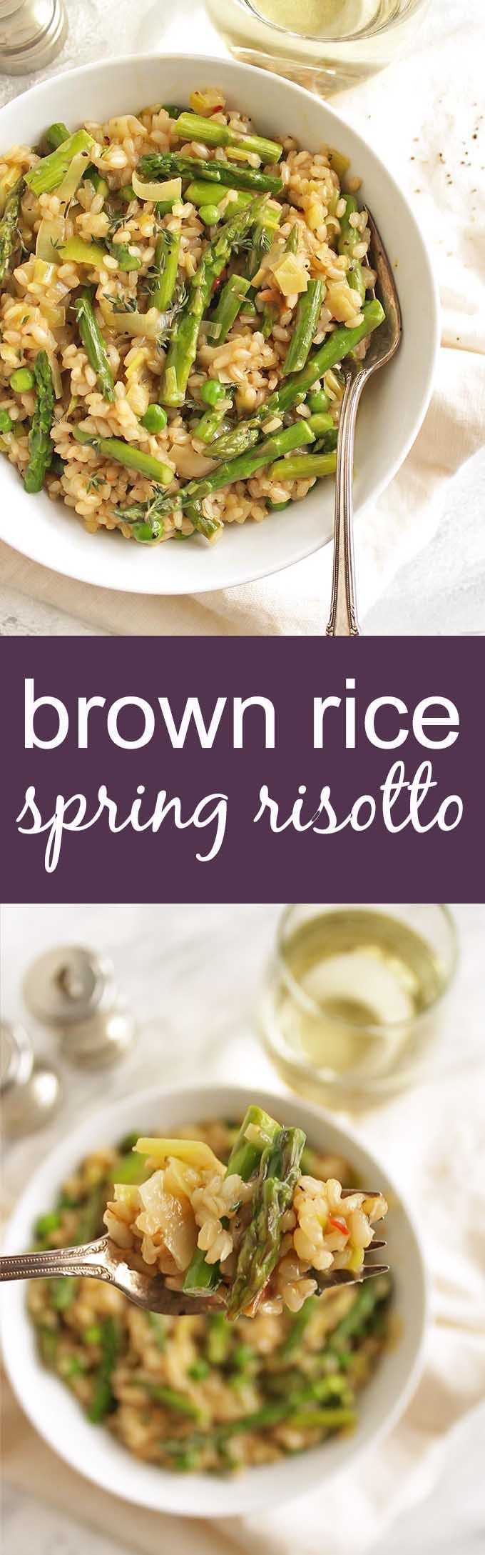 Spring Risotto Recipe
 Brown Rice Spring Risotto Recipe