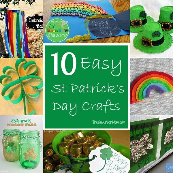 St Patrick'S Day Craft Ideas For Adults
 10 Easy St Patrick’s Day Crafts For Kids TheSuburbanMom