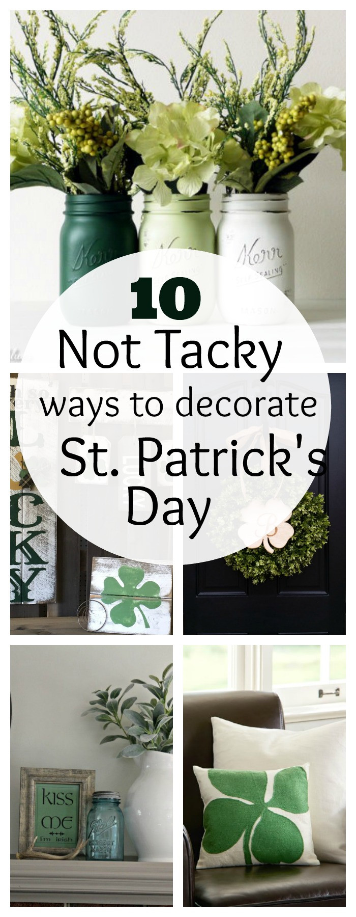 St Patrick's Day Decorations Diy
 10 Not Tacky Ways to Decorate for St Patrick s Day The