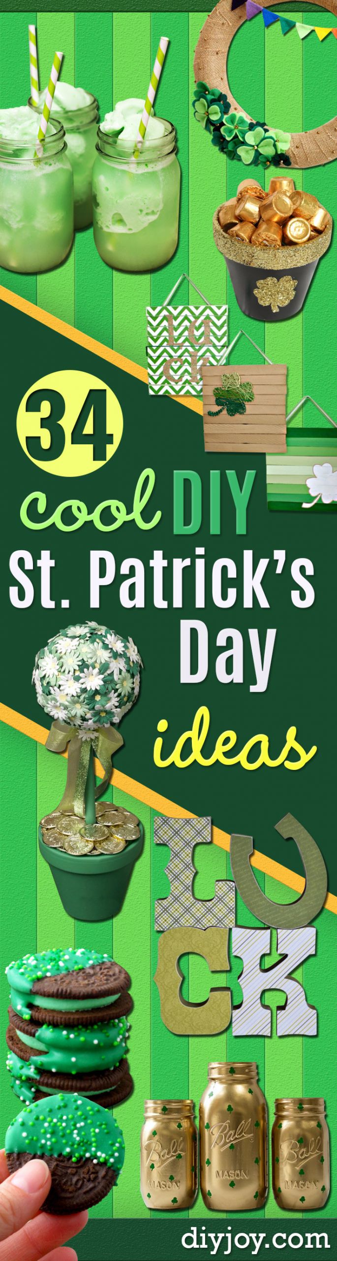 St Patrick's Day Decorations Diy
 34 Easy DIY St Patrick s Day Ideas